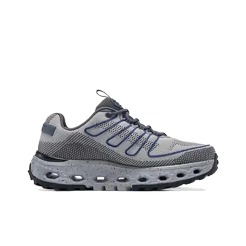 Skechers OUTDOOR Slip Resistant Low Top Hiking Shoes Men's Gray Blue-1