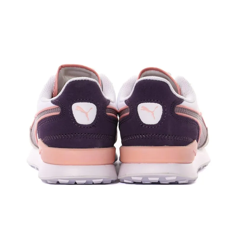 PUMA Dista Wear-resistant And Lightweight Low-Top Casual Shoes Women's White Pink-3