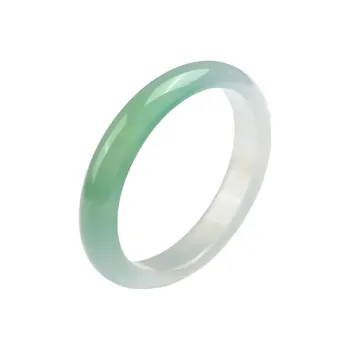 JUNWEN Chalcedony Jade Bangles Women's