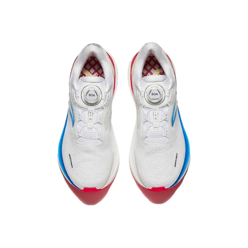Anta Champion 3rd Gen PRO Abrasion Resistant Low Top Casual Running Shoes Men's White Blue Red-2