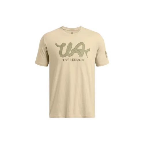 Under Armour Freedom T-Shirts Men Desert Sand