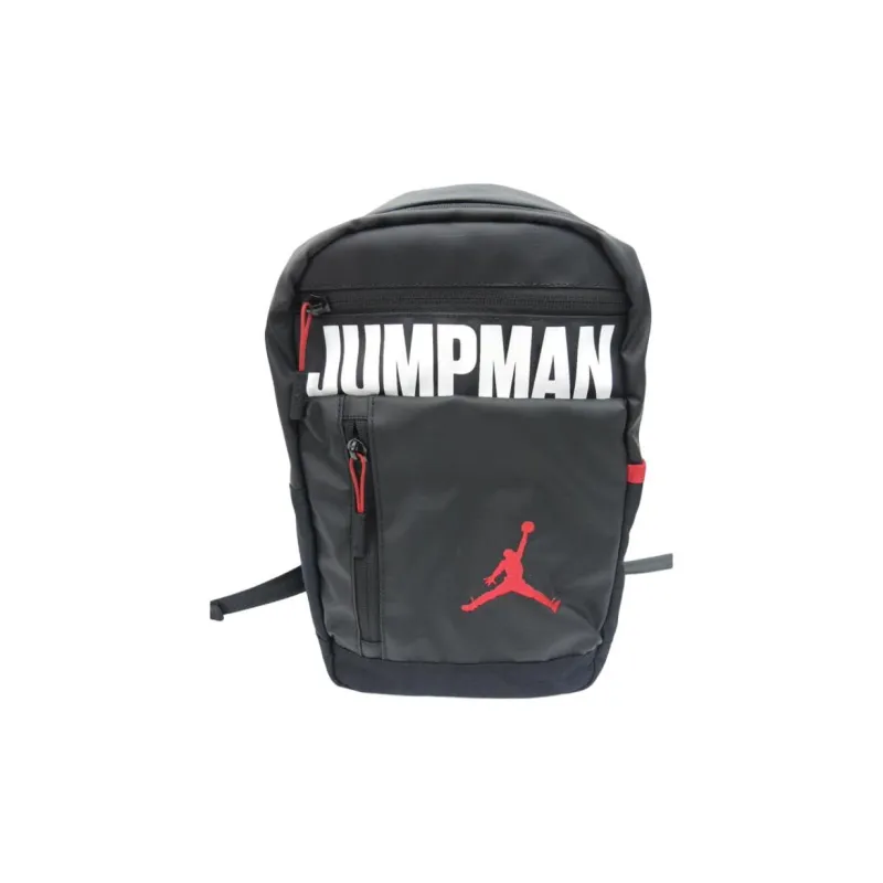Jordan Polyester Backpack Regular Unisex Black-1