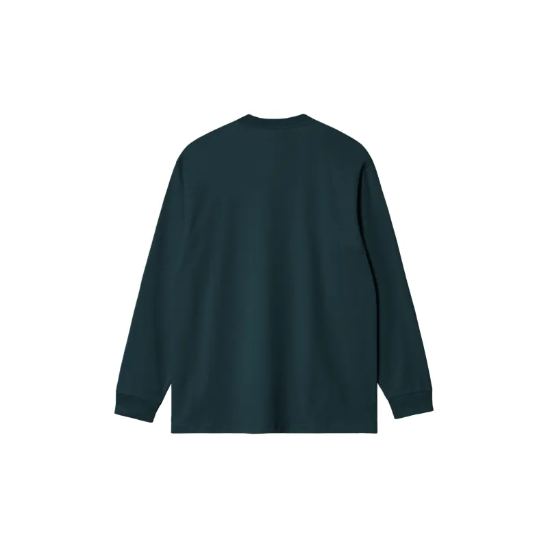 Carhartt WIP Chase T Shirt T Shirt Men's Duck Blue-1
