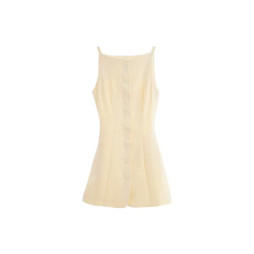 INCO VIBE Slip Dresses Women's Yellow