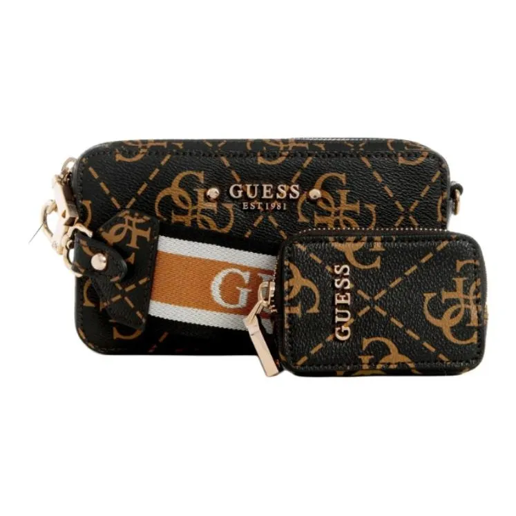 GUESS Polyurethane Camera Bags Crossbody Bags Mini Women's Brown-0