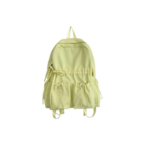 DCLOUD Nylon Backpack Regular Women's Yellow/White/Black/Pink/Blue