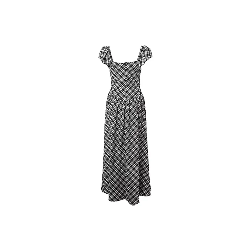 Incolore Slip Dresses Women's Plaid-1
