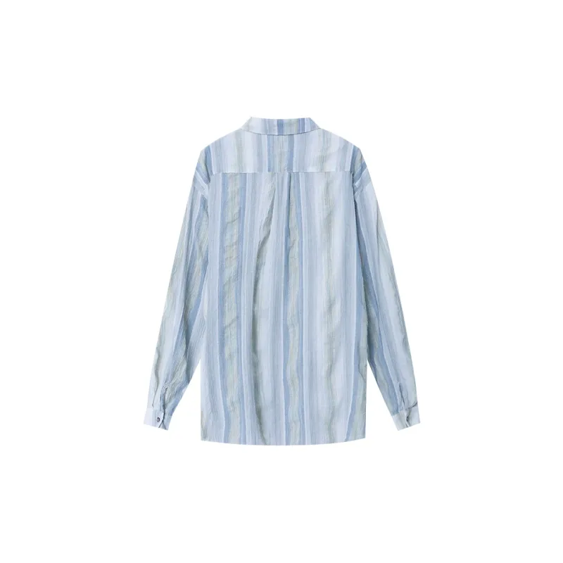 CHARM PICK Shirts Women's Blue-1