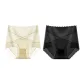 E Set-Sheer Lace-Light Skin+Black