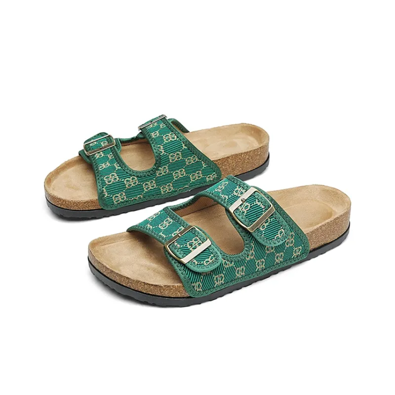 OUBT Cork Sole Slide Slippers Unisex-3