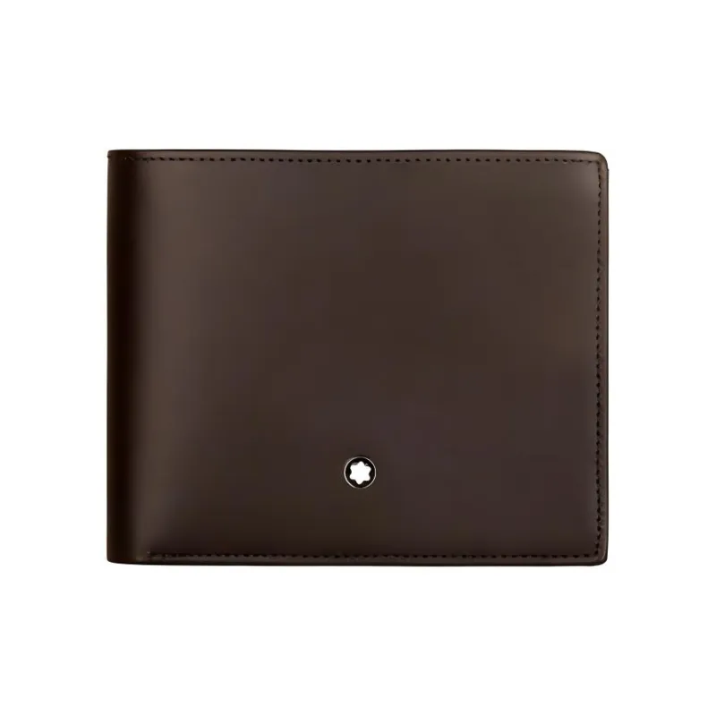 MONTBLANC Leather Wallet Men's Brown-0