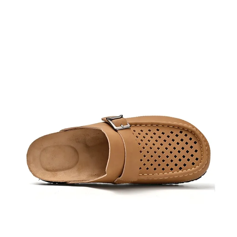 OUBT Cork Sole Wrap toe Slippers Men's-8