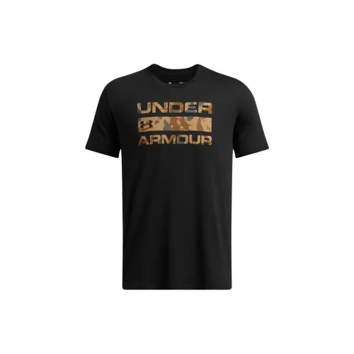 Under Armour Stacked Fill T-Shirts Men Black