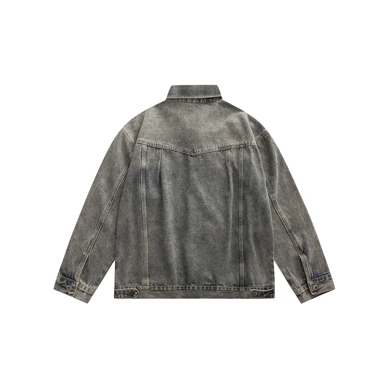 VALKOMM Denim Jacket Unisex Yellow Mud-1