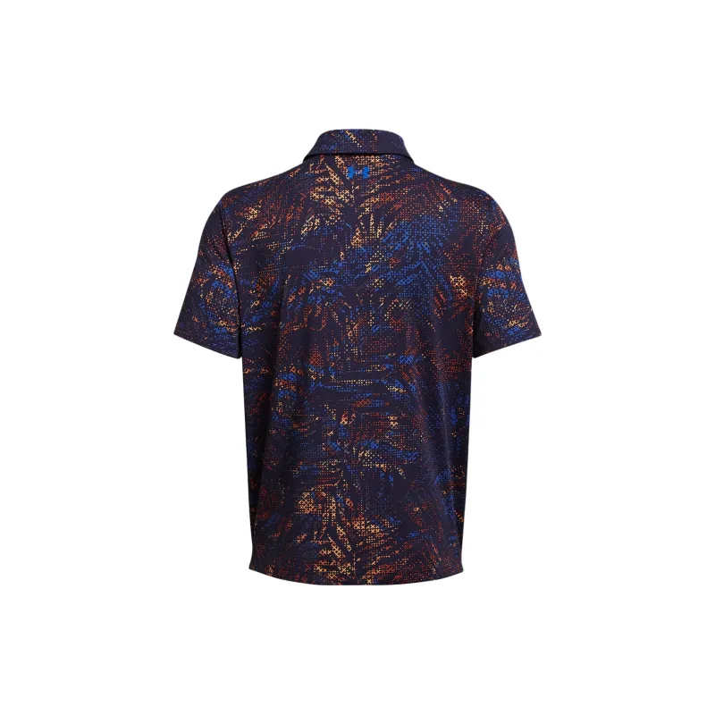 Under Armour Playoff 3.0 Men's UA Printed Polo Shirt Men's Blue-1