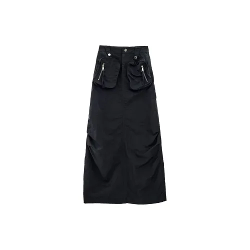 EDX Casual Long Skirts Women's Black