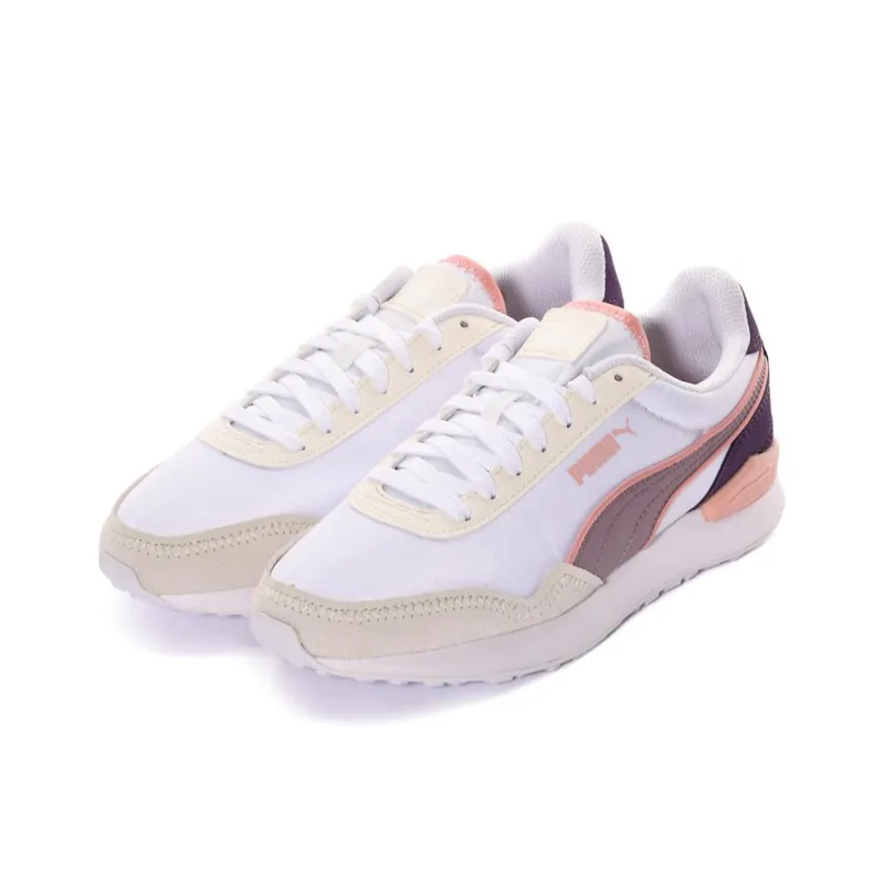 PUMA Dista Wear-resistant And Lightweight Low-Top Casual Shoes Women's White Pink-2