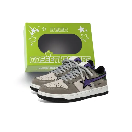 BEIER Skateboard Shoes Unisex Low-Top Purple