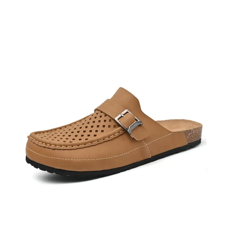 OUBT Cork Sole Wrap toe Slippers Men's-7