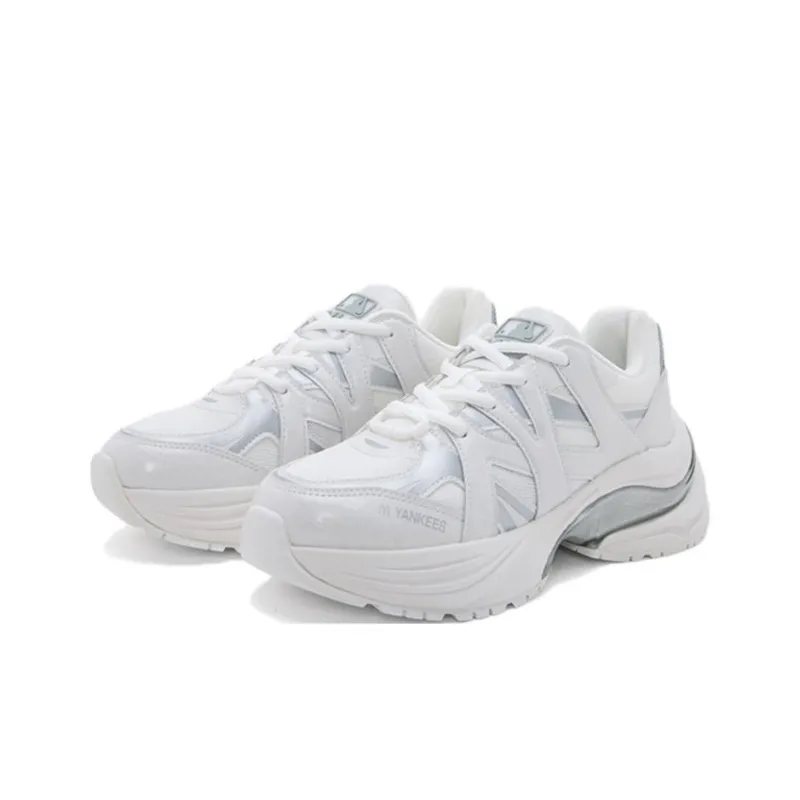 MLB New York Yankees Slip Resistant Low Top Casual Shoes Unisex Ecru-1