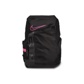 Nike Polyester Elite Backpack Regular Unisex Black Pink