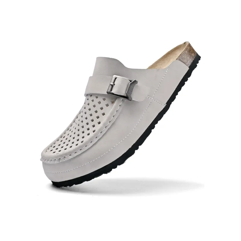 OUBT Cork Sole Wrap toe Slippers Men's-4