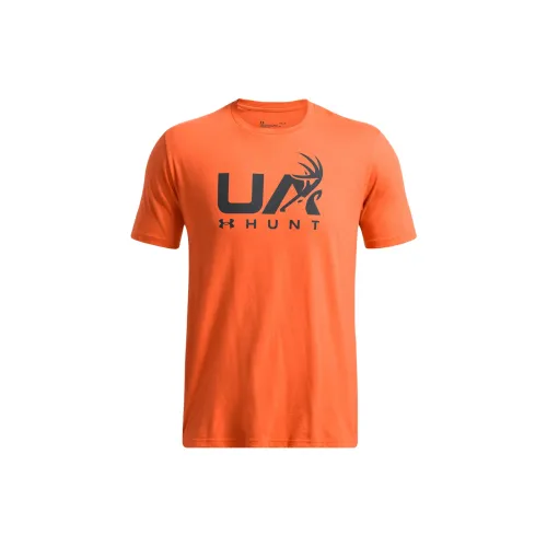 Under Armour Antler Hunt T-Shirts Men Orange