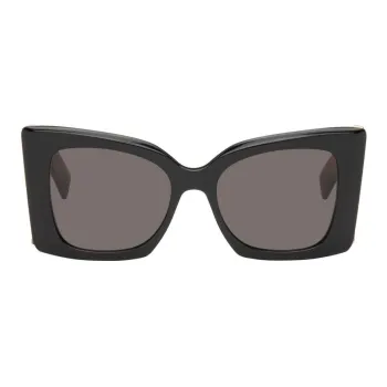 SAINT LAURENT Acetate Butterfly Sunglasses Unisex Black