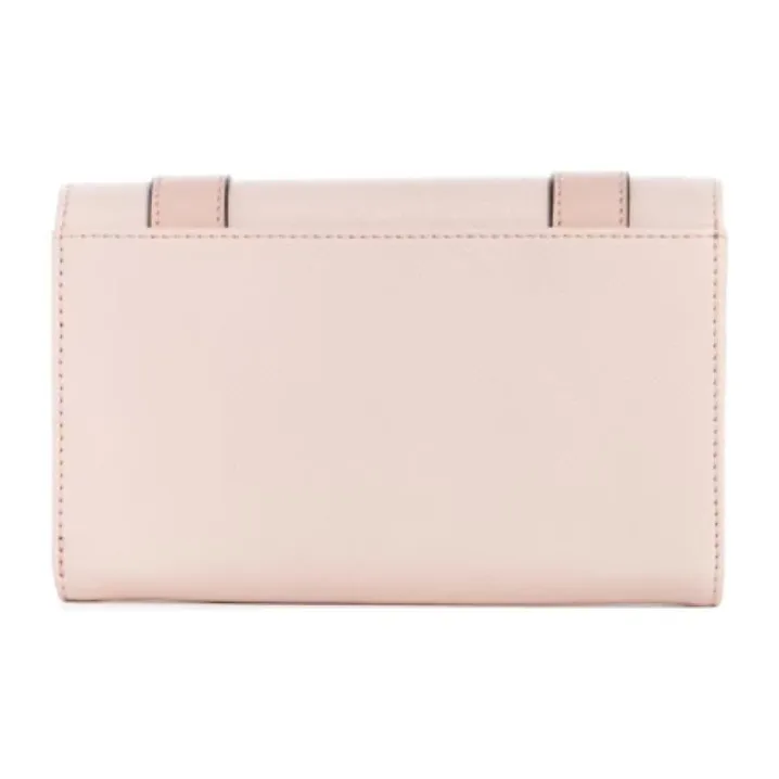 GUESS Artificial Leather Cell Phone Pouch Card Holder Wallet Women's Pink-1