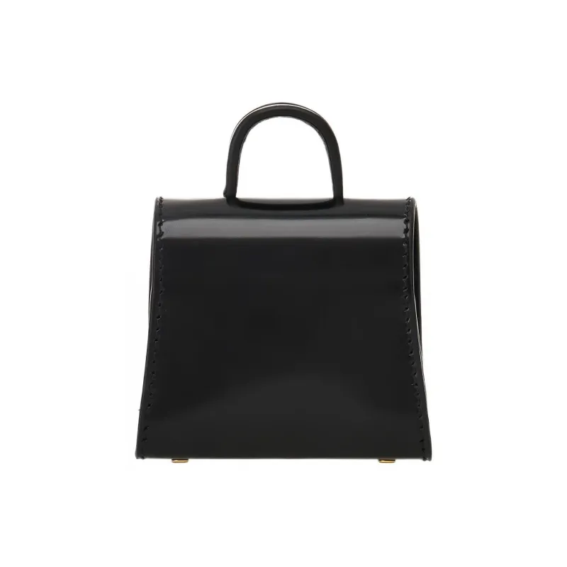 FERRAGAMO Calfskin One Shoulder Crossbody Earphone Cases Women's Black-2
