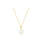 Chalcedony-Blessing Origin Necklace (Gold Women's)
