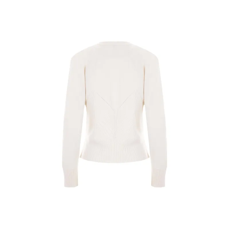 Alexander McQueen Chevron Corset Crewneck Jumper-1