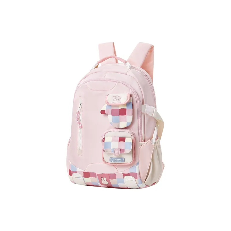 Miffy Fabric Backpack Women's Khaki/Pink-16