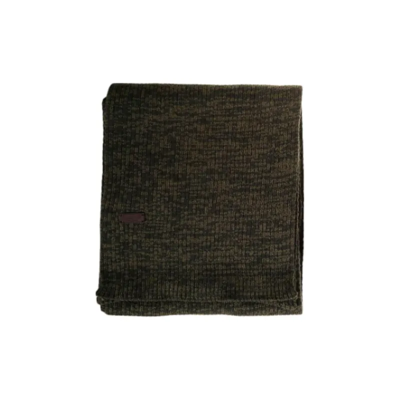 BARBOUR Acrylic Silk Scarves Men's Gray-0