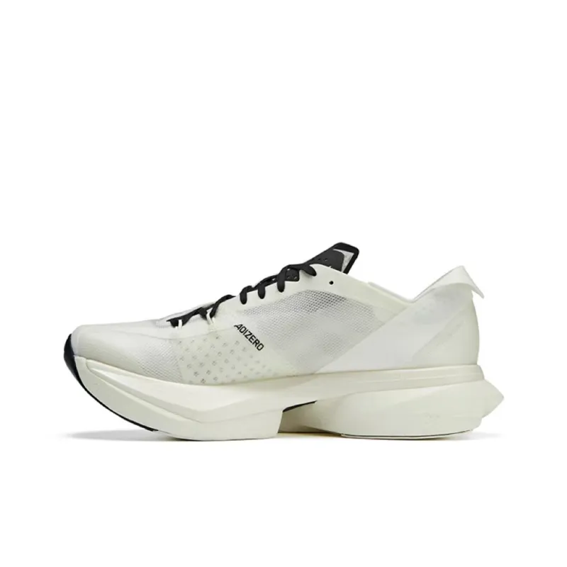 Y 3 Cushioning And Breathable Low Top Running Shoes Unisex White-0