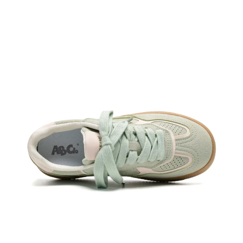 ABCIO Anti-Slip And Wear-Resistant Support Height Increasing Low-Top Skateboard Shoes Box Included Women's-26