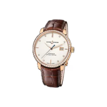 ULYSSE NARDIN Men Gilt Collection Watch