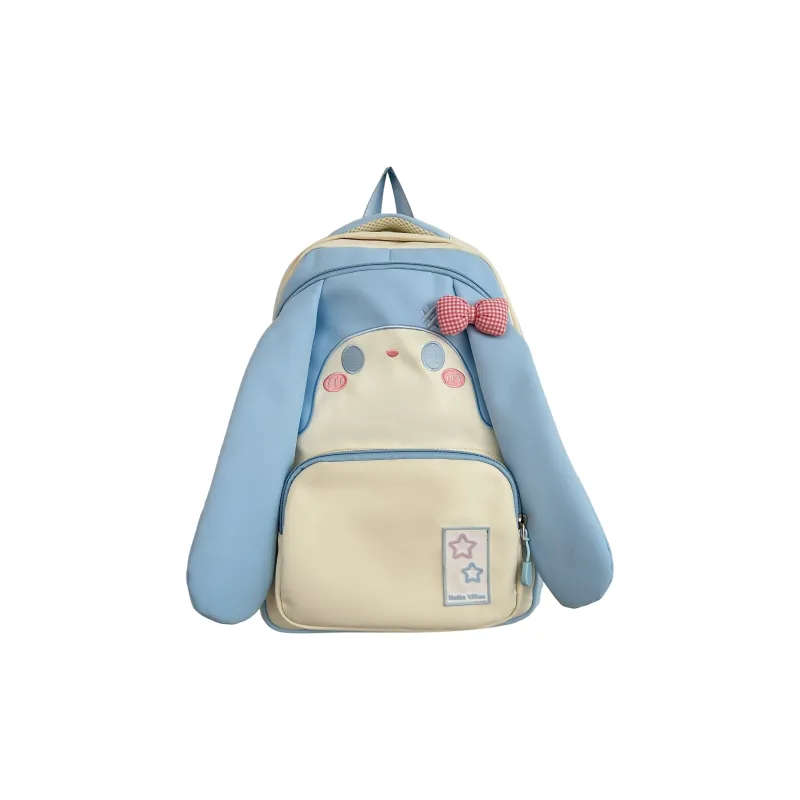Debecca Nylon Backpack Large Size Women's Pink/Blue/Black/Purple/Yellow/Green-4