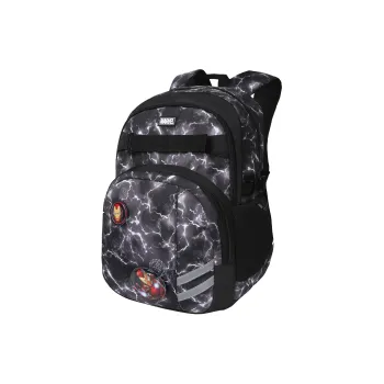 MARVEL Iron Man Energy Collection The Avengers, Collection Soft Backpack Regular Unisex Black Gray