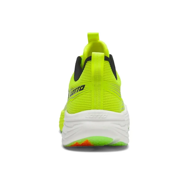 LOTTO Anti-Slip Wear-Resistant Low-Top Carbon Plate Training Running Shoes Women's Neon Green-4