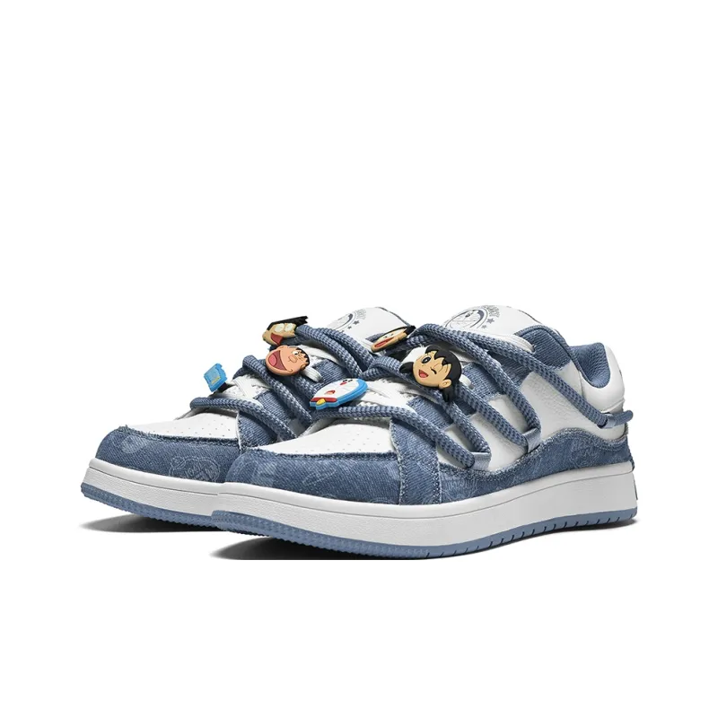 DoraemonA Box Limited Edition Puffy Shoes Low-Top Skateboard Shoes Unisex-224