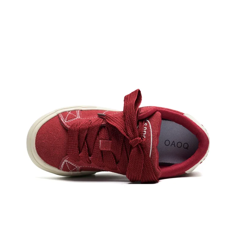 OAOQ Wear-resistant And Lightweight Low-Top Skateboard Shoes Unisex Box-11
