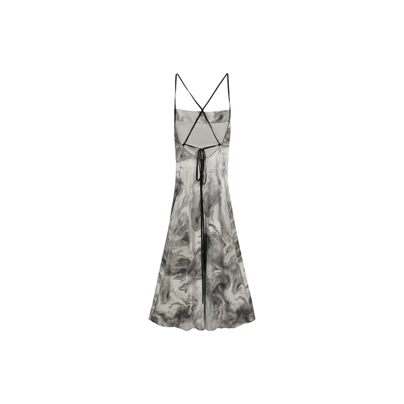 Incolore Slip Dress Women's Ink Splatter-1