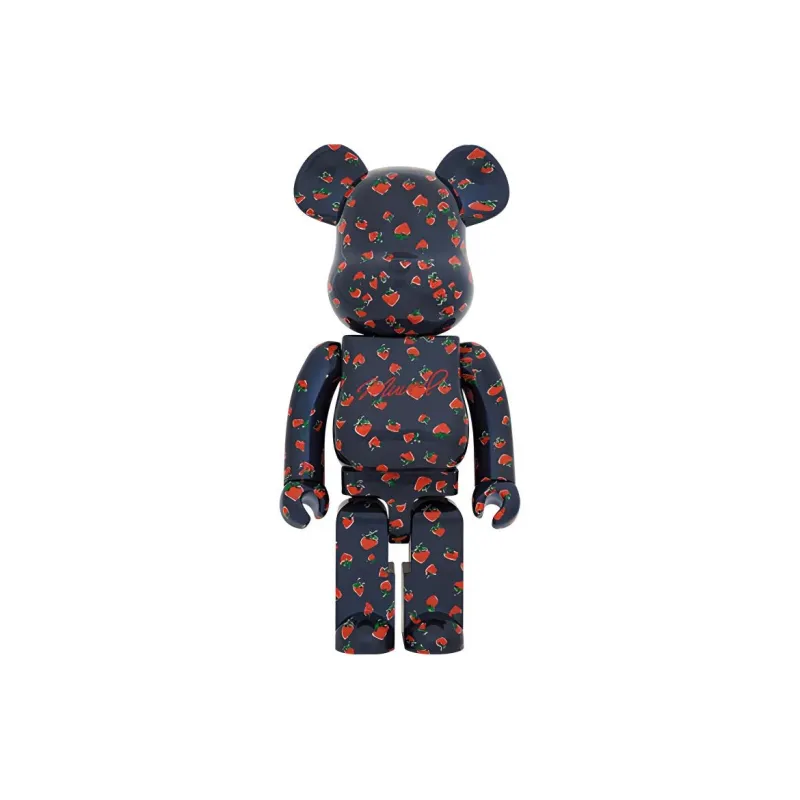 BE@RBRICK MUVEIL 'Strawberry Pattern' 1000%-0