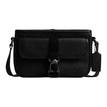 COACH BECK Cow Leather Envelope Bag Shoulder Bag Crossbody Bag Regular Men's Black