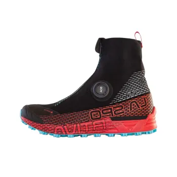 LA SPORTIVA Slip Resistant High Top Outdoor Shoes Unisex Black Red