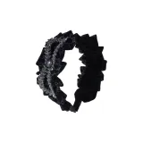 Velour Wide Band Wheat Headband