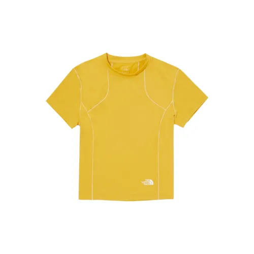 THE NORTH FACE T-Shirts Women's Mustard Yellow