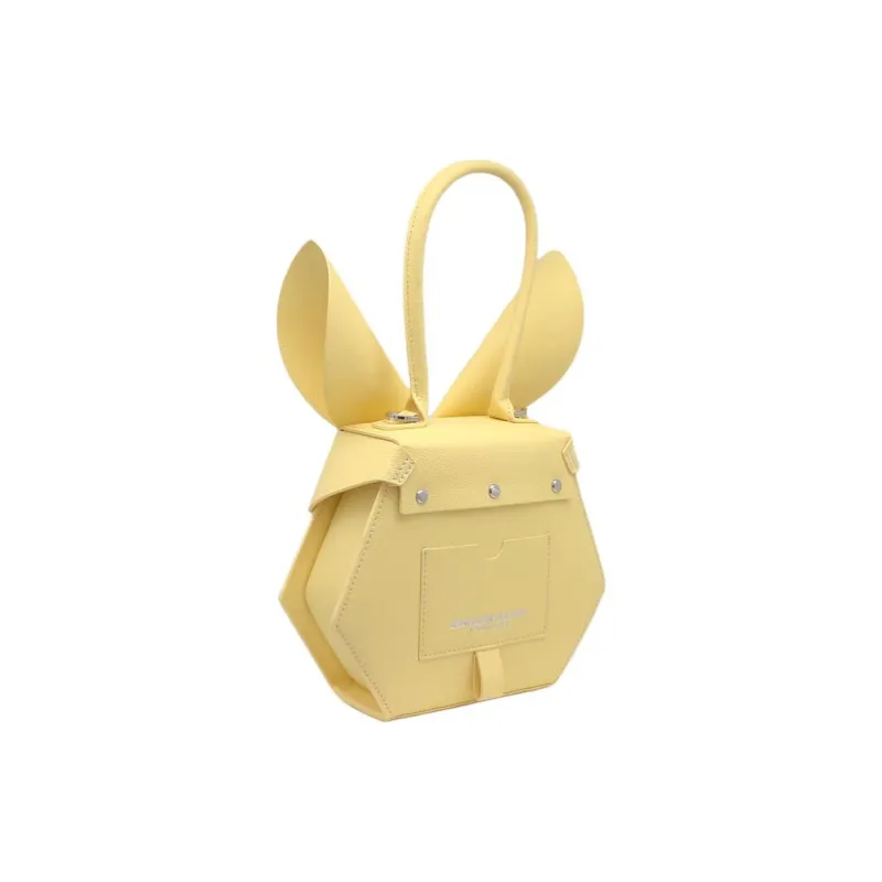 BEDROOM SOCIETE BEDRU：M SCSJETE Cow Leather One Shoulder Handbags Women's Yellow-2