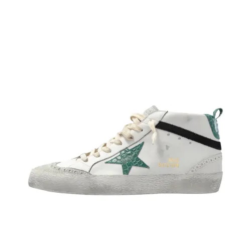 Golden Goose Mid Star Mid Top Skateboard Shoes Women's White